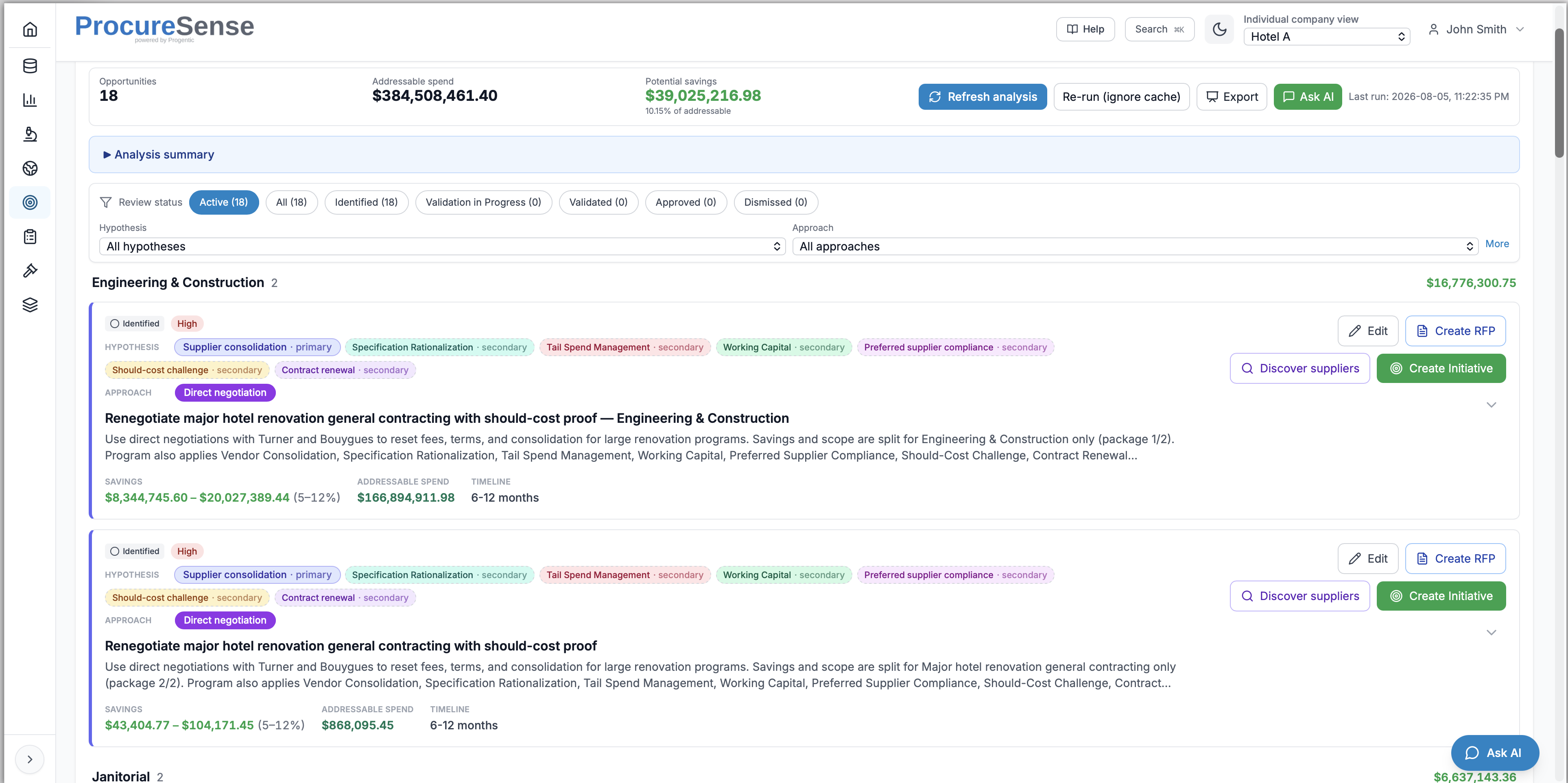 Opportunity Engine — ProcureSense
